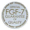 Product approved by the Japan EGF Association