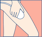 セルライトは、体型に関わらず、ほとんどの女性に存在しています。 イメージ